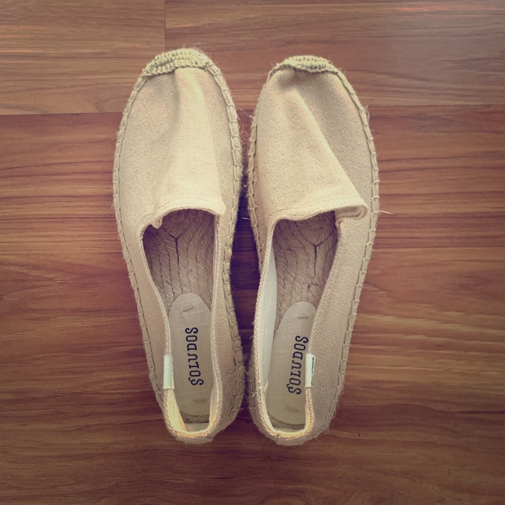 Soludos platform smoking slipper espadrille